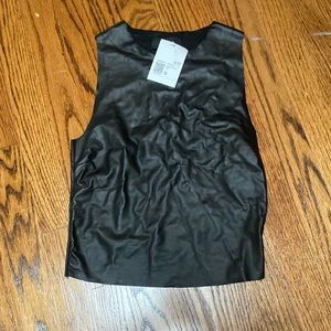 NWT forever 21 leather top